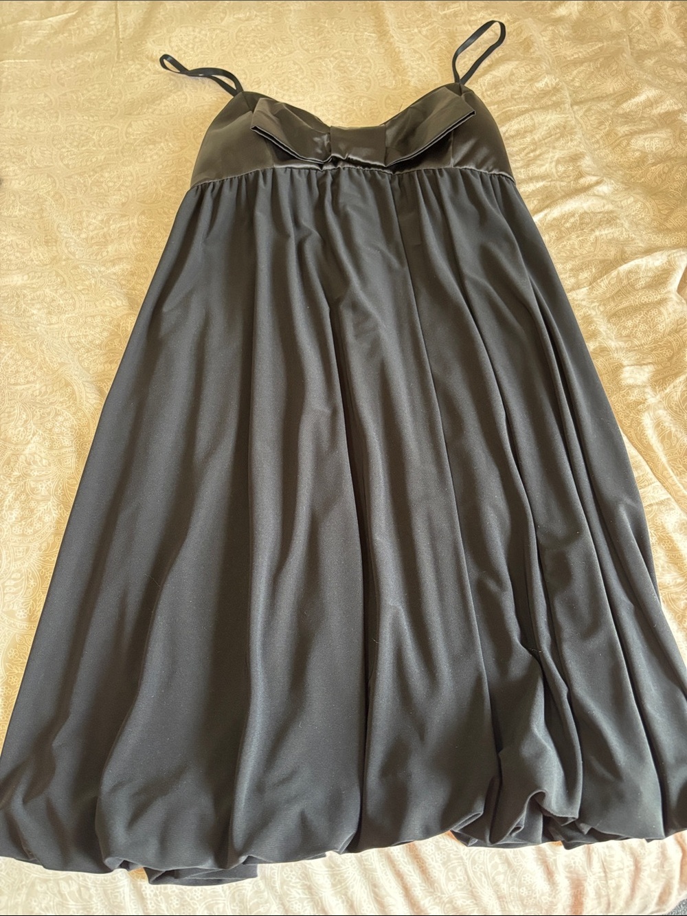 Jessica Black Spaghetti-Strap A-Line Dress